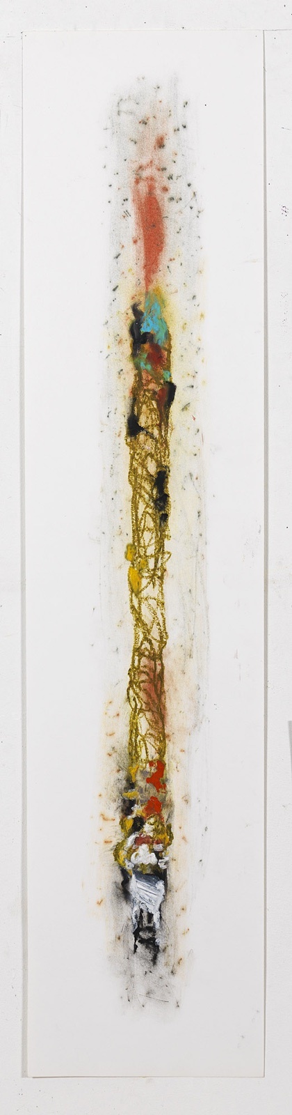 Thierry Delaroyère, Arbre de vie, 2019, oil pastel on paper