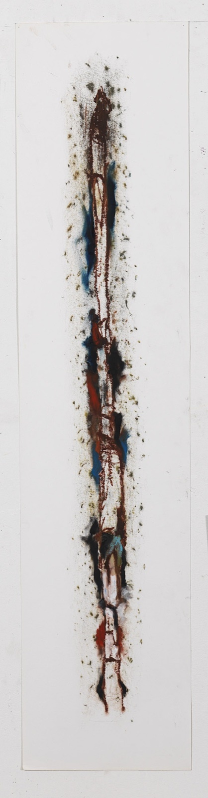 Thierry Delaroyère, Arbre de vie, 2019, oil pastel on paper